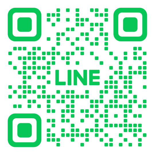 สแกนเพื่อสอบถามหรือจองผ่าน LINE